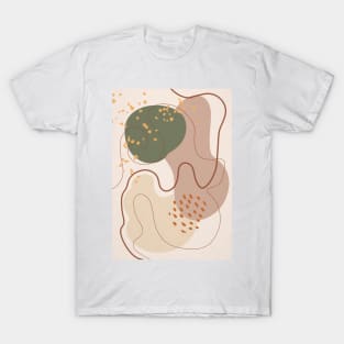 Mid Century Modern, Abstract Shapes 3 T-Shirt